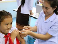 Lào tiêm vaccine cho trẻ từ 6 - 11 tuổi từ tháng 3