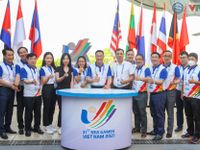 Tổng Giám đốc Đài THVN Lê Ngọc Quang thăm và kiểm tra Trung tâm truyền hình Quốc tế SEA Games 31