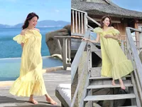 Hồng Diễm hóa nàng thơ 'hút' mọi góc nhìn