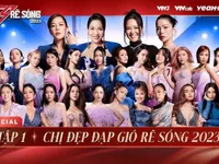 Impressions of the 30 female artists participating in the first season of 'Chị đẹp đạp gió rẽ sóng'