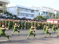 Bình Thuận: Đồng loạt tổ chức Lễ ra quân trấn áp tội phạm Tết Giáp Thìn 2024
