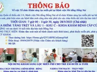 Khám sàng lọc miễn phí cho trẻ em nhân ngày 1/6