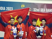 Đội tuyển bơi Việt Nam bảo vệ thành công HCV SEA Games