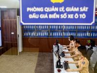 Còn 8/11 biển số trúng đấu giá chưa được thanh toán