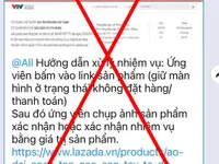 Liên tiếp xuất hiện chiêu trò lừa đảo, mạo danh VTV