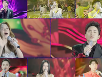 &apos;Một vòng Việt Nam&apos; phiên bản 8 ca sĩ: Món quà bất ngờ của Hoa Xuân Ca 2024