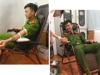 Hai chiến sĩ Cảnh sát PCCC hiến máu kịp thời cứu sản phụ qua cơn nguy kịch