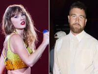 Taylor Swift công khai thể hiện tình cảm với bạn trai trên sân khấu