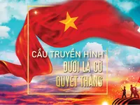 Cầu truyền hình Dưới lá cờ Quyết Thắng: 5 điểm cầu hòa chung bản hùng ca Điện Biên Phủ