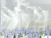 Saudi Arabia lắp máy phun sương cho người hành hương Haji