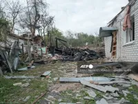 Trung tâm thành phố Kharkov (Ukraine) trúng bom, nhiều người bị thương
