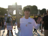 Jin (BTS) chia sẻ cảm xúc sau Lễ rước đuốc Olympic Paris 2024