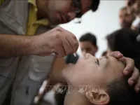 Bắt đầu chiến dịch tiêm vaccine phòng bại liệt giai đoạn 2 ở phía Nam Gaza