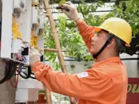 Hải Dương cấp điện trở lại cho 70% khách hàng sau bão