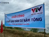 Khởi công xây dựng tái thiết khu dân cư thôn Nậm Tông, Lào Cai