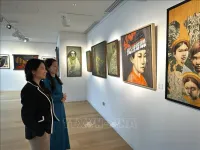 Vietnamese paintings showcased at London Asian Art