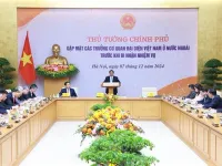 PM meets with new ambassadors, heads of Vietnamese representative offices abroad