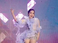 Diva Mỹ Linh nhảy 'sung' chưa từng thấy, nhào lộn mạo hiểm ở 'Vườn địa đàng'