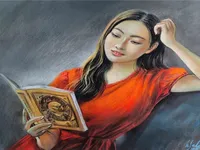 Các đại sứ văn hóa đọc TP Hồ Chí Minh qua tranh của Lê Sa Long