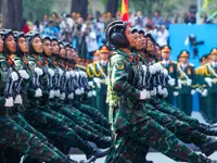 VIDEO: Lễ diễu binh, diễu hành kỷ niệm 50 năm Giải phóng miền Nam, thống nhất đất nước