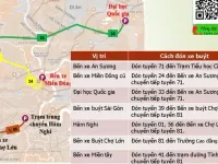 Hướng dẫn hành khách đi xe buýt đến khu vực dự Đại lễ Vesak năm 2025