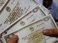 About 1.69 billion USD raised from government bond auctions in April