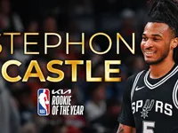 Stephon Castle – Chủ nhân danh hiệu Tân binh xuất sắc nhất NBA 2024/25