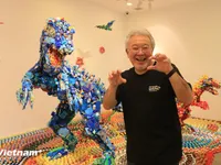 Art exhibition brings new life to discarded toys