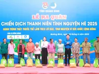 Nhiều hoạt động ý nghĩa chiến dịch Thanh niên tình nguyện hè