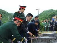 Ha Tinh holds memorial service for Vietnamese soldiers repatriated from Laos
