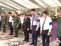 Quang Binh: Remains of Vietnamese fallen soldiers, experts repatriated from Laos