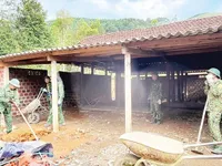 21 localities no longer have temporary or dilapidated houses