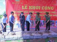 Houses built for disadvantaged families in Ninh Binh after Typhoon Bualoi