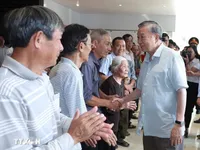 Top leader inspects post-storm recovery efforts in Thai Nguyen province