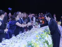 State President hosts banquet for delegates attending Ha Noi Convention signing ceremony