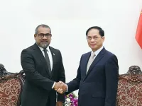 Vietnamese Deputy PM receives Maldivian Foreign Minister