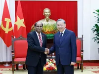 Party chief congratulates Singaporean ambassador on successful tenure