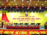 Tay Ninh Party Organisation convenes first congress for 2025-2030 tenure