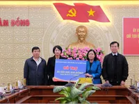 Front leader visits flood-hit Lam Dong province