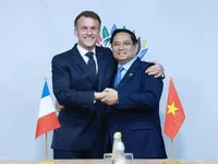 Gov't leader meets with French President, OECD Secretary-General in South Africa