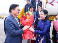 RoK’s top legislator arrives in Hanoi, starting official visit to Vietnam