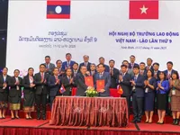 Vietnam, Laos hold 9th ministerial conference on labour in Ninh Binh
