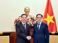 Foreign Minister meets with Lao education-sports minister