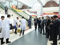 Drill held to ensure medical support for upcoming 14th National Party Congress