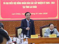 Parliamentary leaders inspect election preparations in Lai Chau, Son La