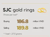 Infographic: Gold bar and ring prices hit record on January 29