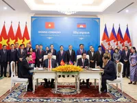 Joint statement on occasion of Vietnamese Party chief's state visit to Cambodia