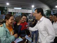 Ho Chi Minh City: 5,000 workers return to their hometowns for Tet with free bus tickets