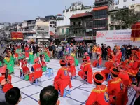 Human chess – A traditional Vietnamese cultural beauty festival opens in Hanoi
