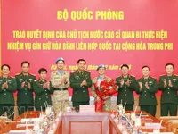 Decision presented to officer deployed on UN peacekeeping mission in Central African Republic